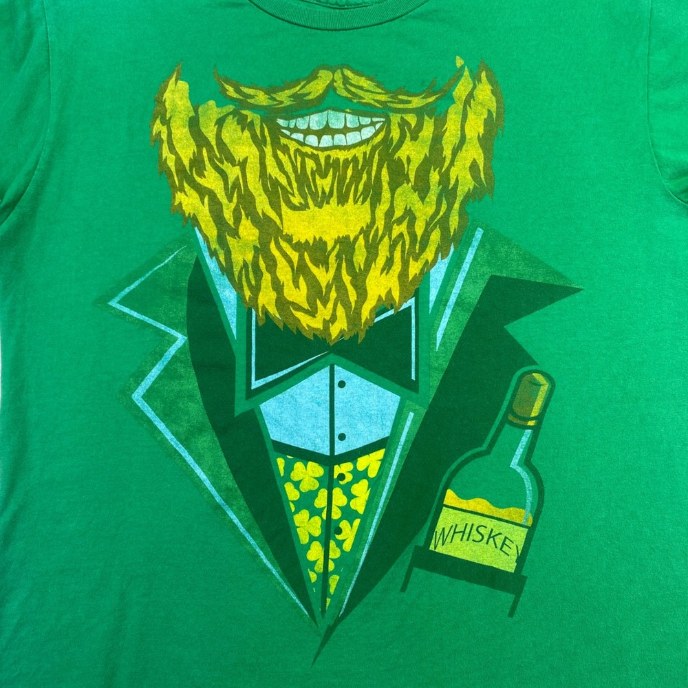 Mad Engine St. Patrick's Day‎ Shirt Men's Medium Sigma Nu Green T-Shirt